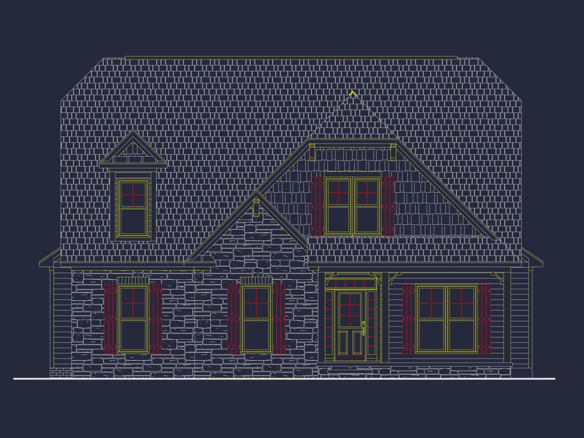 Craftsman house Plan – Floor Plan with CAD & Designs
