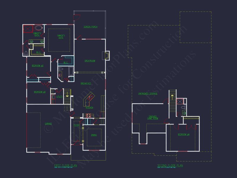 Craftsman house Plan – Floor Plan with CAD & Designs