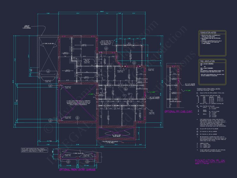 Craftsman house with 2-Story Floor Plan