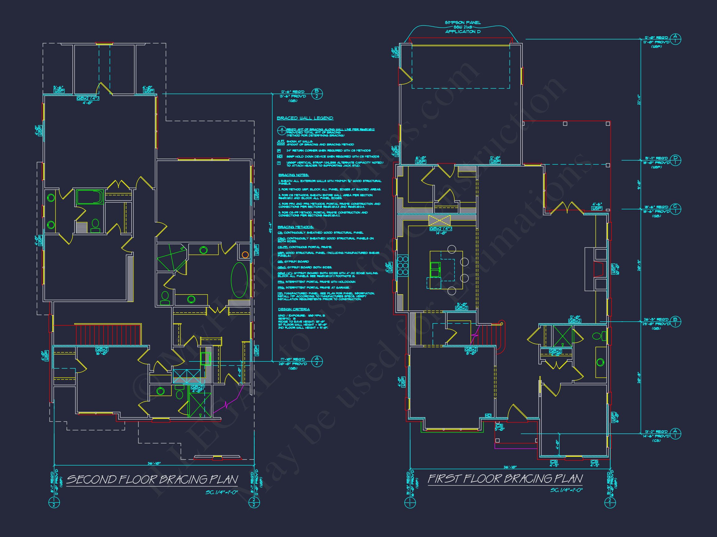 Craftsman-Style Home Floor Plan with Spacious CAD Designs