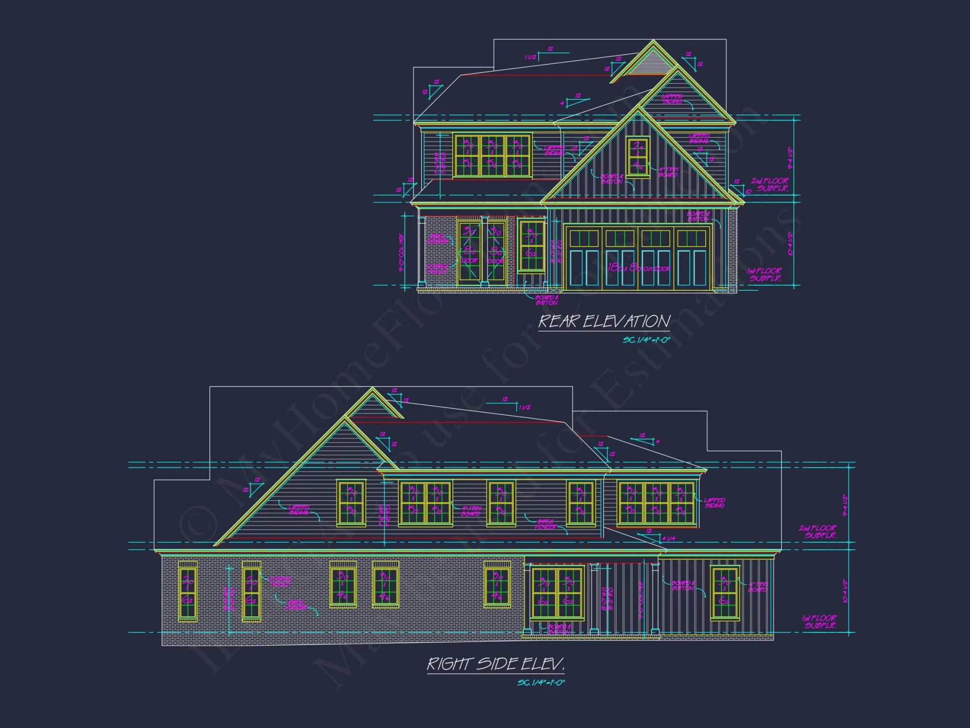 Craftsman-Style house Floor Plan with Spacious CAD Designs