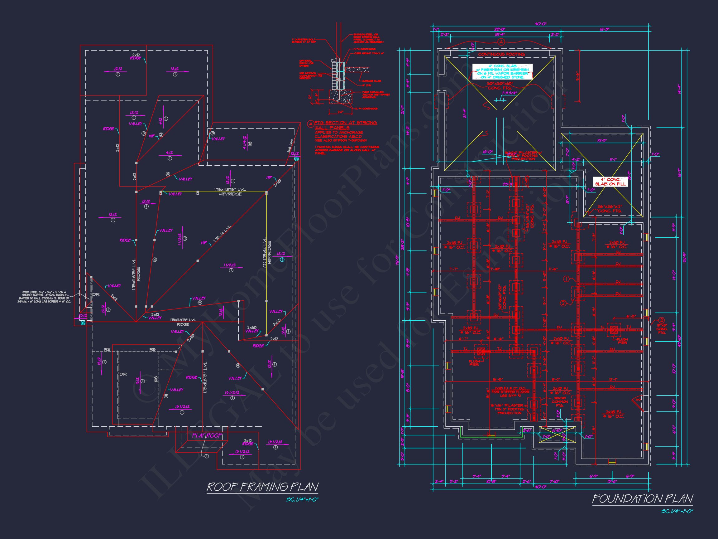 Craftsman-Style Home Floor Plan with Spacious CAD Designs