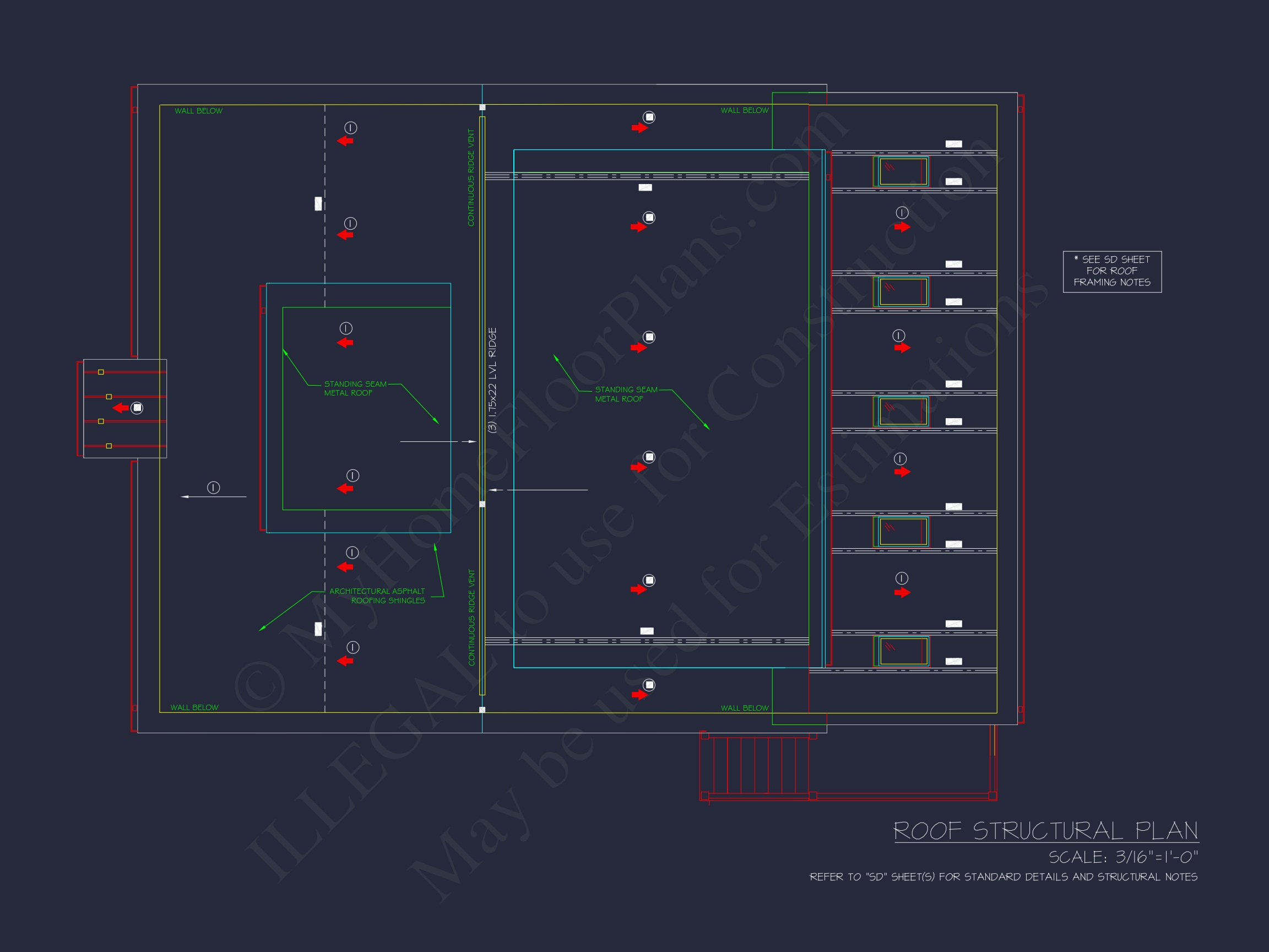 Craftsman-Style Home Plan with CAD Designs and Blueprints