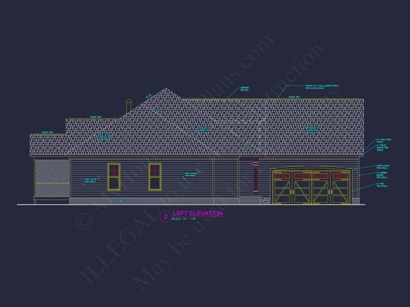 Craftsman house plan floor plan blueprint CAD designs
