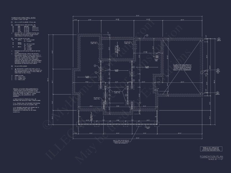 Custom 2-Story house Plan: Architectural CAD Designs & Blueprint