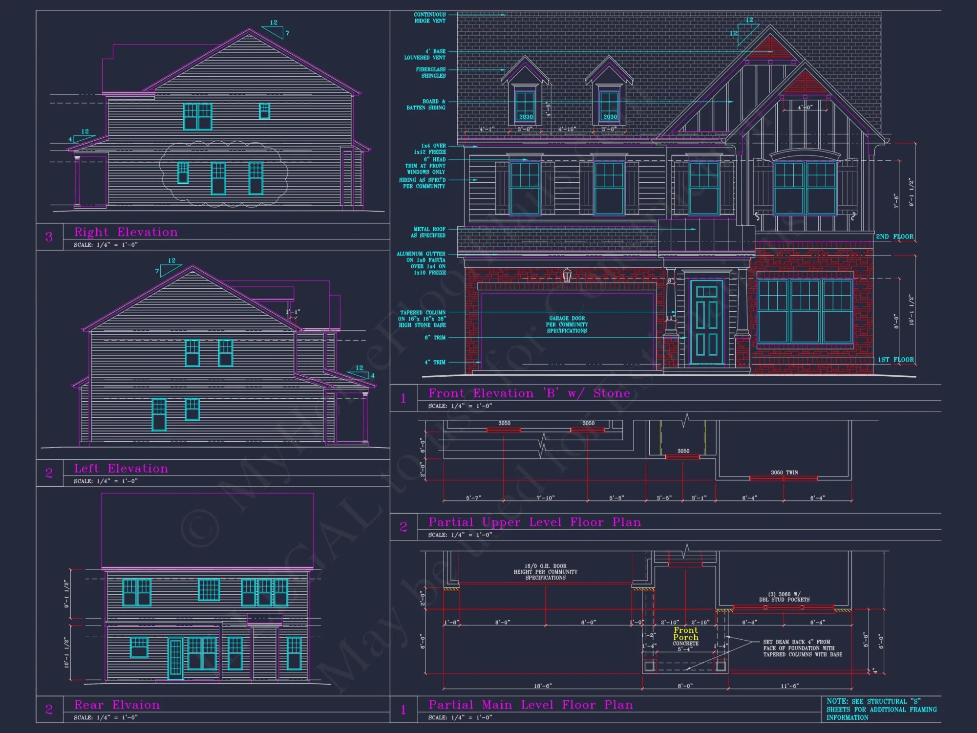Custom Architectural house Plan