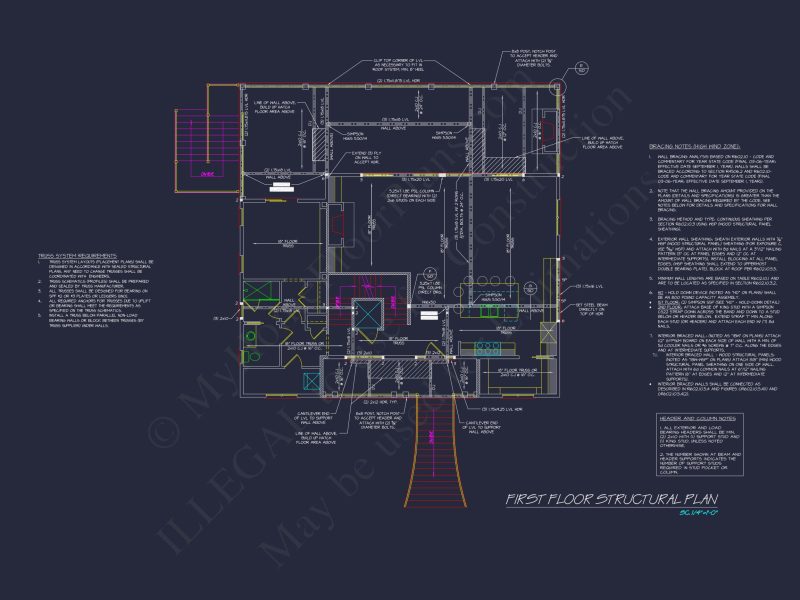 Custom Beach house Floor Plan with 3 Beds and Open Layout
