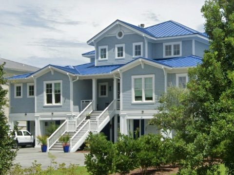 Custom Coastal house Plan with CAD Blueprints and Designs