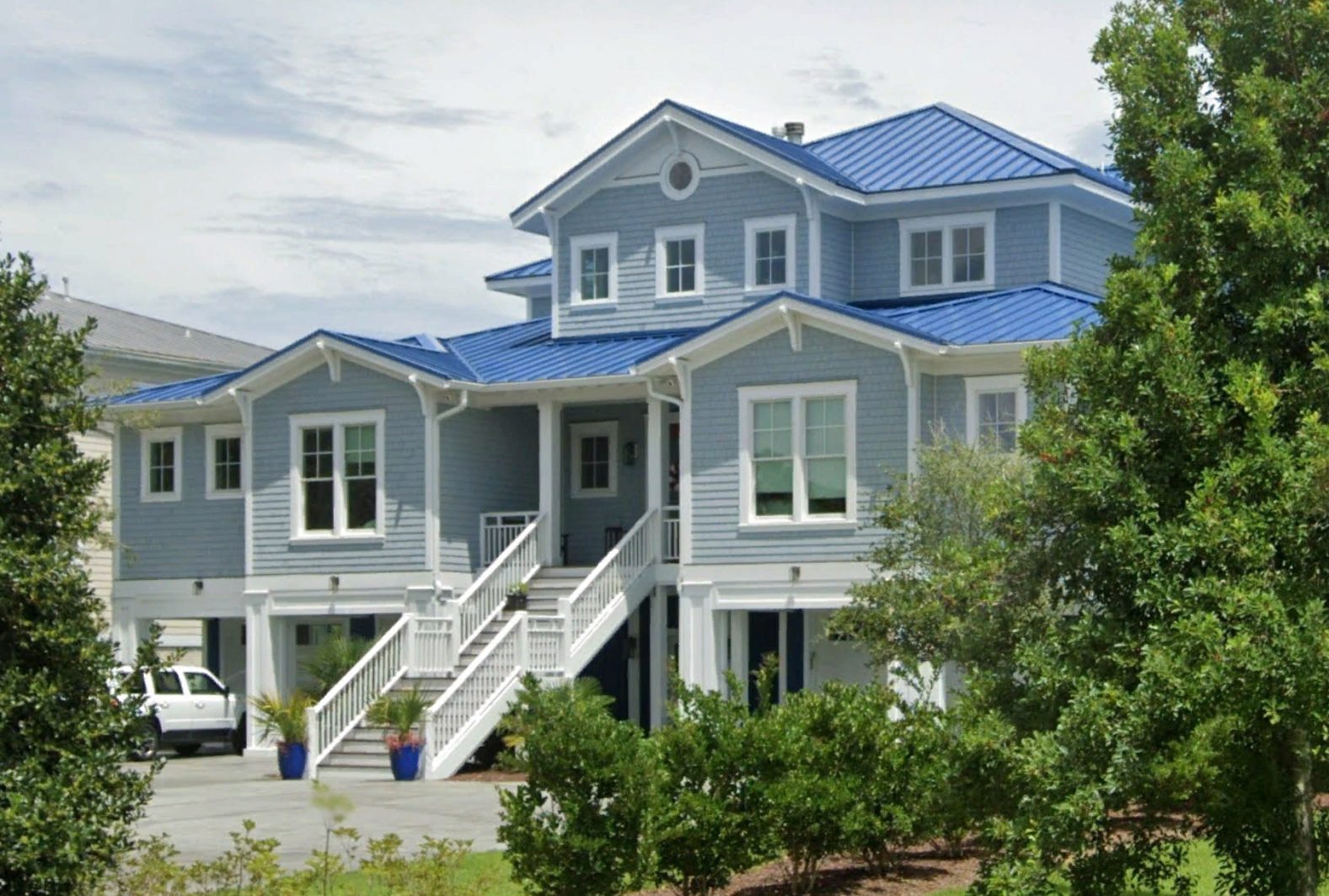 Custom Coastal Home Plan with CAD Blueprints and Designs