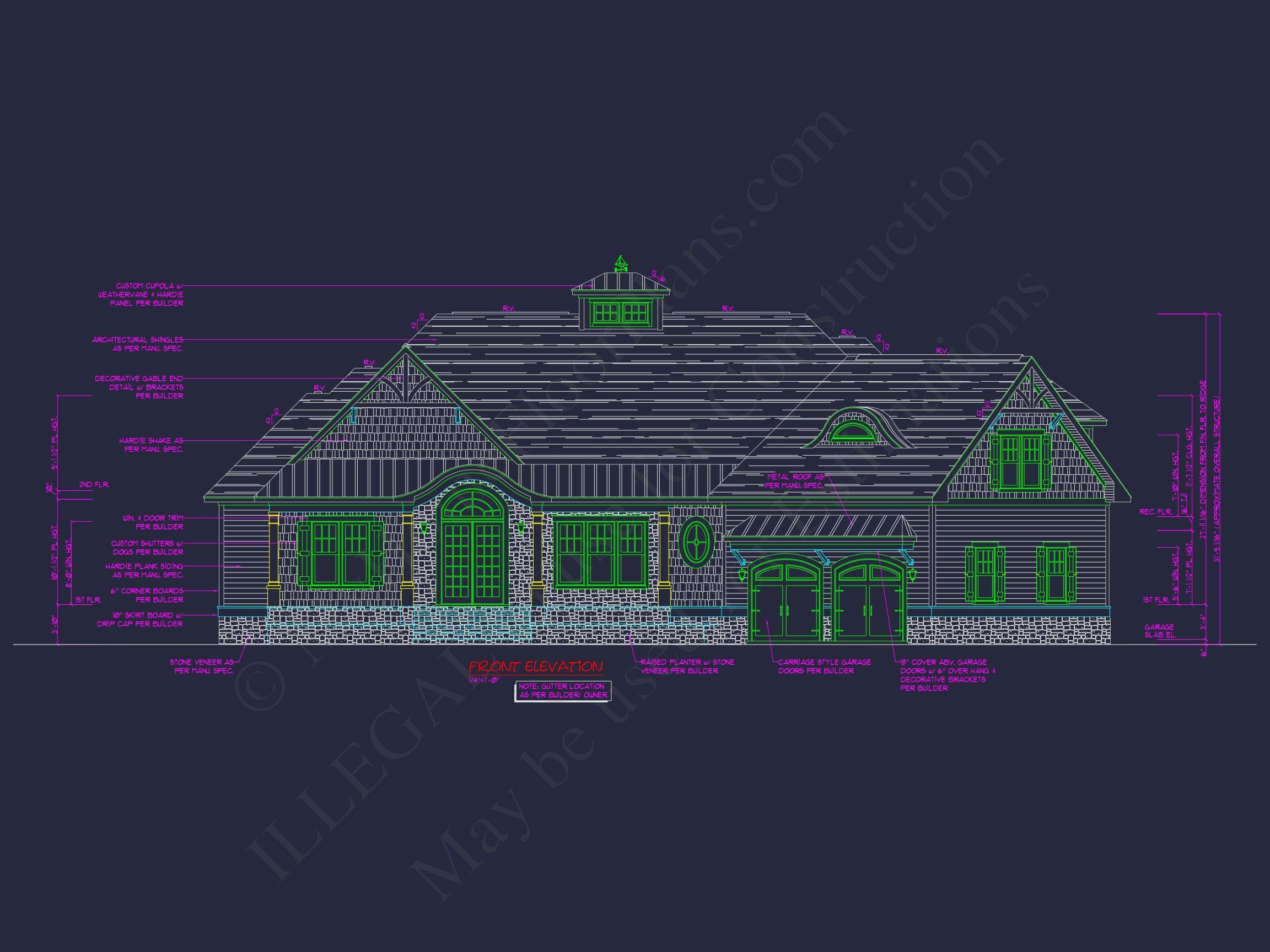 Custom Craftsman house Plan with 3 Beds,CAD Designs & More!