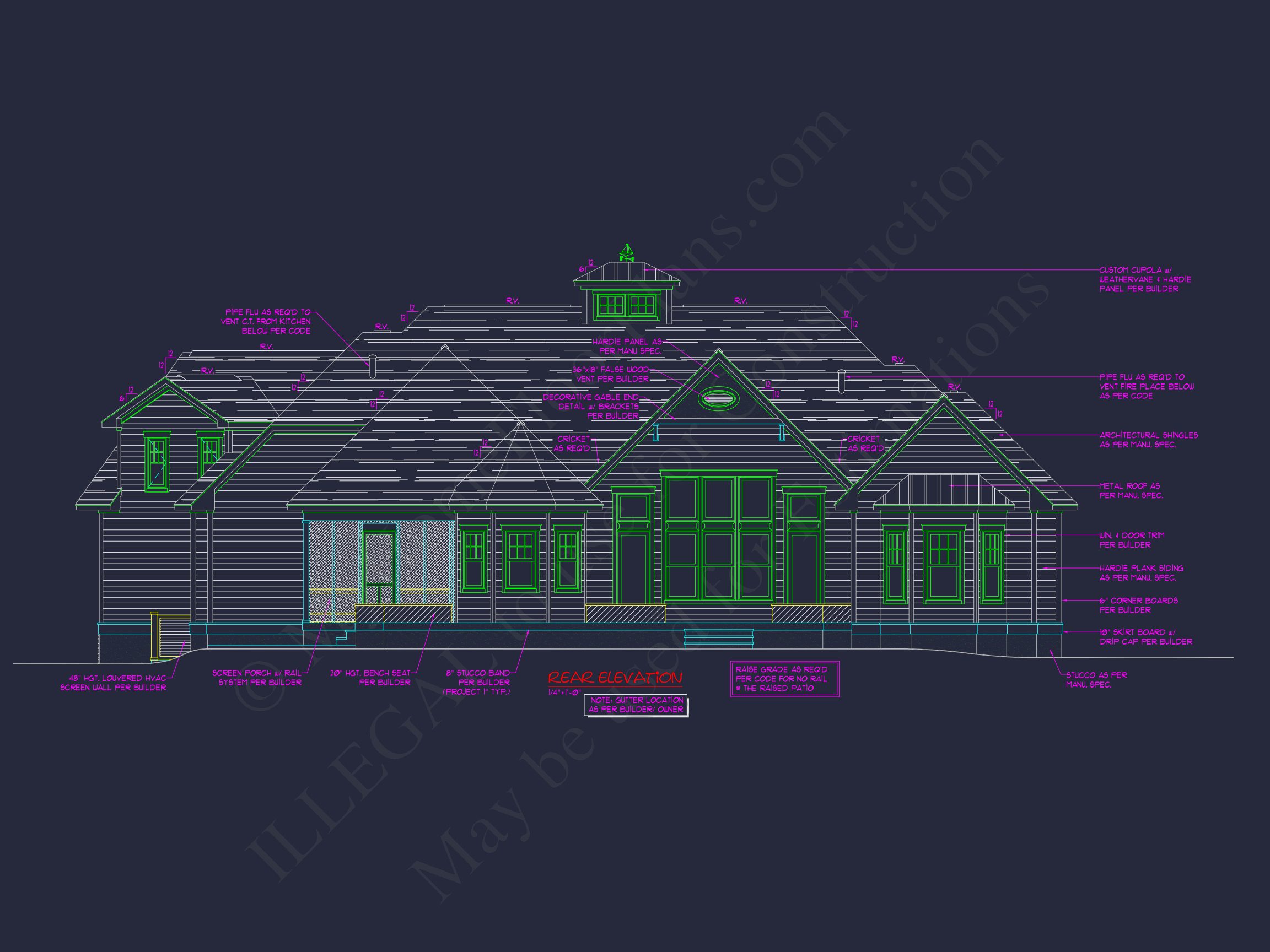 Custom Craftsman house Plan with 3 Beds,CAD Designs & More!