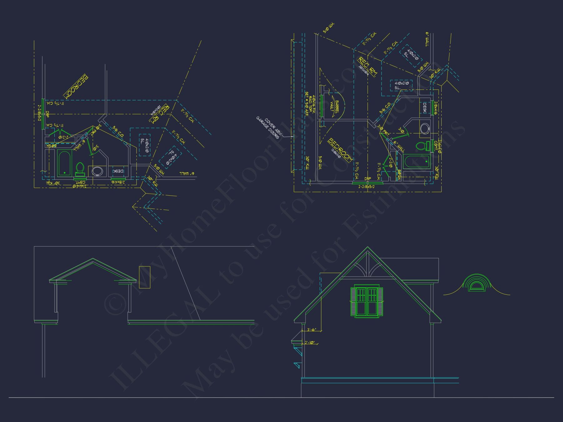 Custom Craftsman house Plan with 3 Beds, CAD Designs & More!