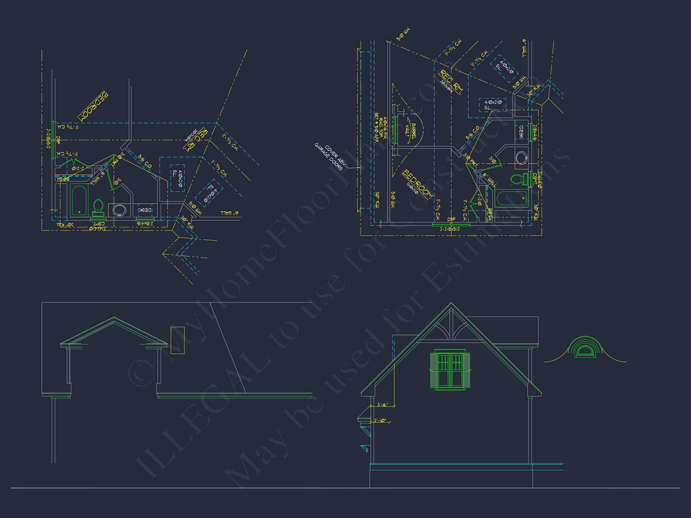 Custom Craftsman house Plan with 3 Beds,CAD Designs & More!