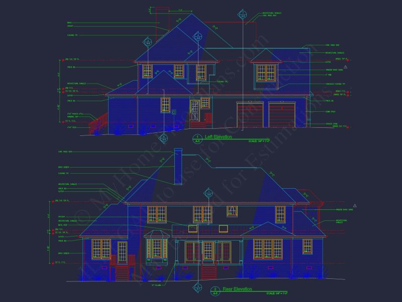 Custom Garage house Plan with Living Space
