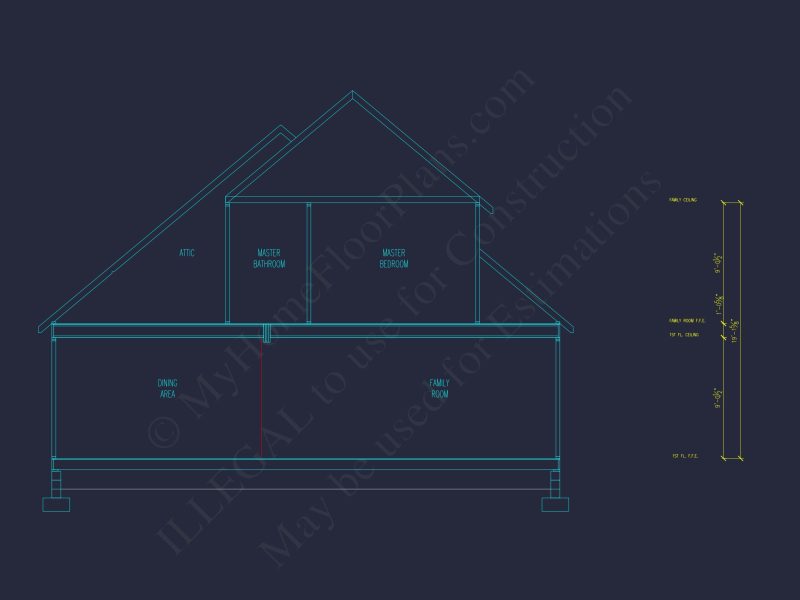 Custom Garage house Plan with Living Space