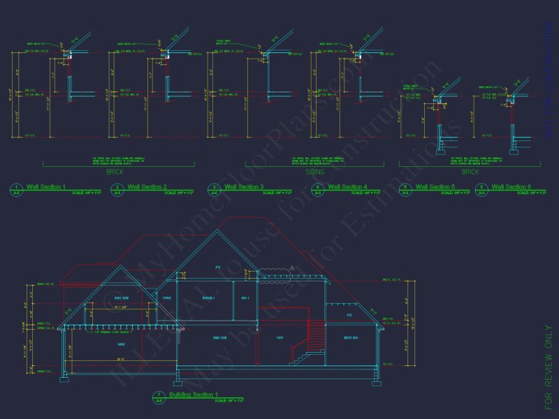 Custom Garage house Plan with Living Space