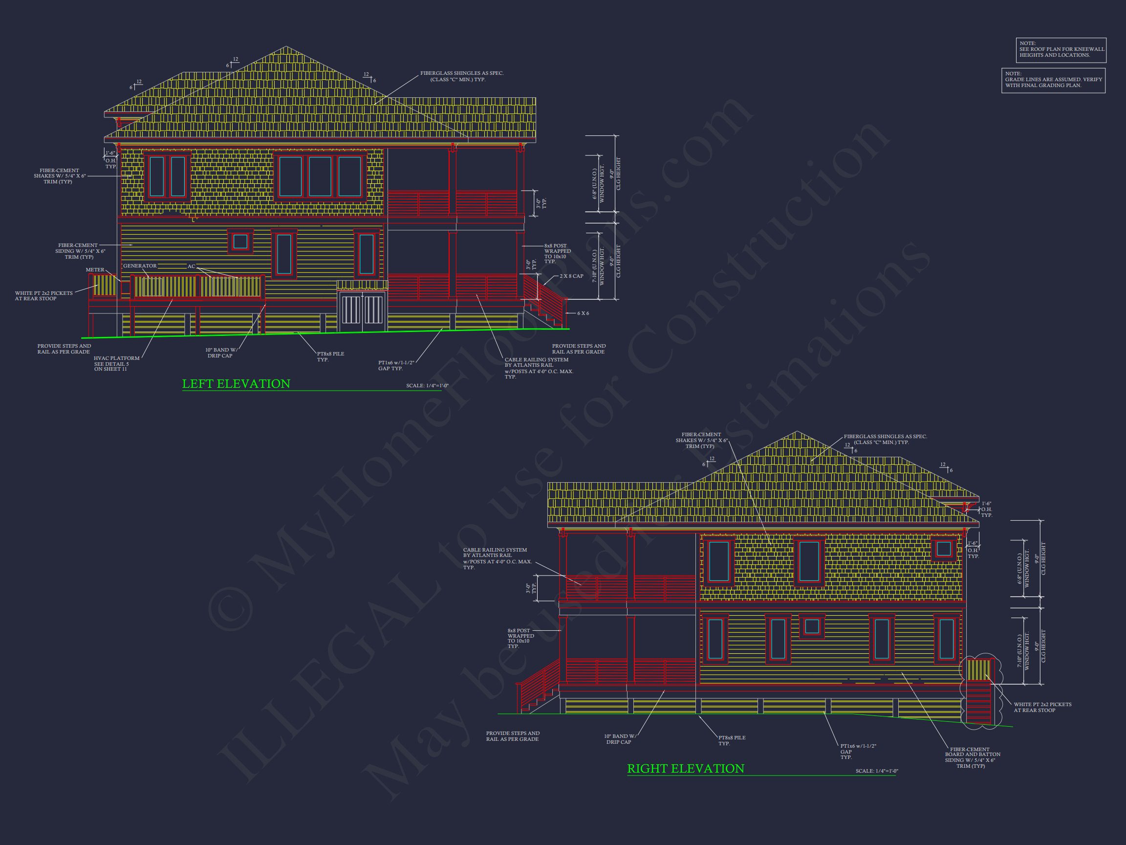 Custom Garage and Cart CAD Blueprint – 3-Bay Architectural Design