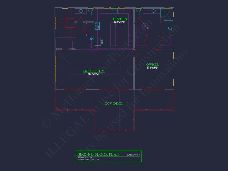 Custom Garage and Cart CAD Blueprint – 3-Bay Architectural Design