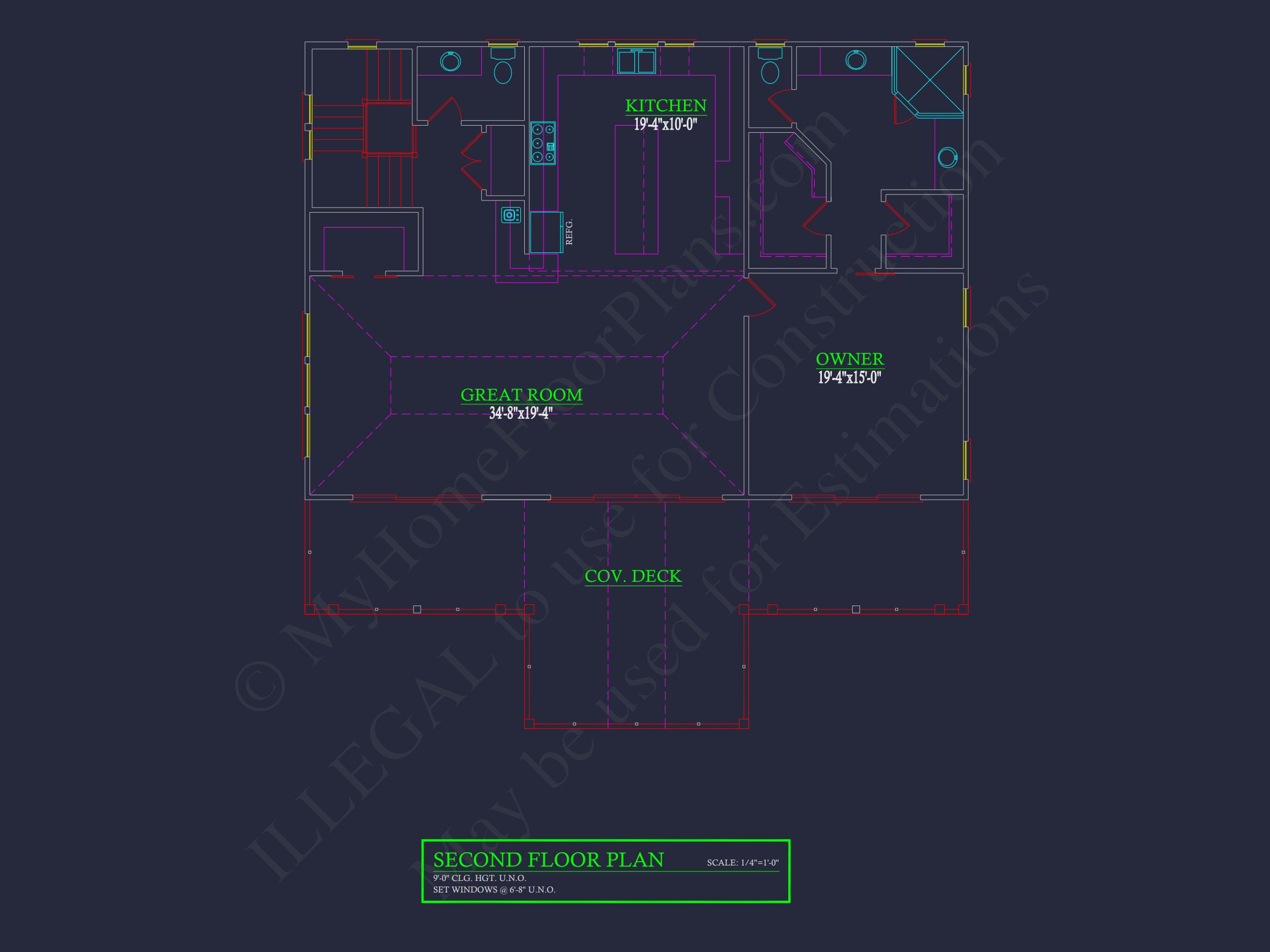 Custom Garage and Cart CAD Blueprint – 3-Bay Architectural Design