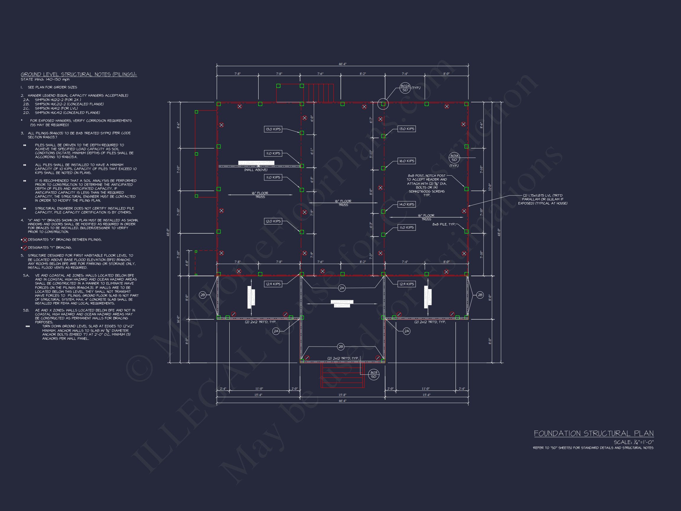 Custom Garage and Cart CAD Blueprint – 3-Bay Architectural Design