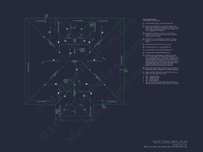 Custom Garage and Cart CAD Blueprint – 3-Bay Architectural Design