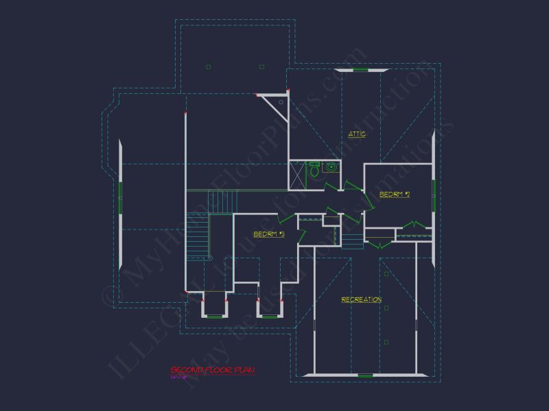 Custom house Blueprint: 2, 350 SF Craftsman Floor Plan Design