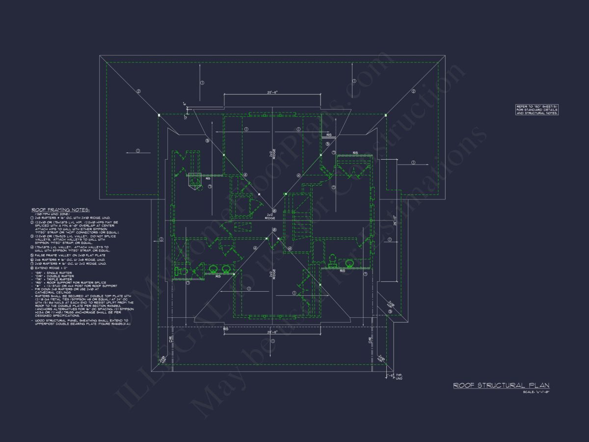 Custom house Blueprint with 5 Beds, Open Floor Plan — CAD Designs