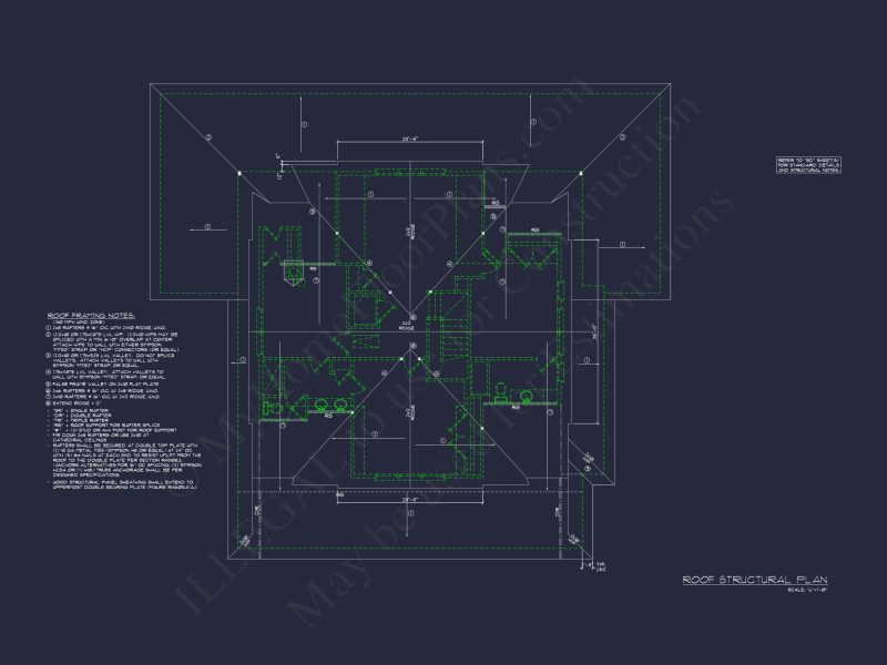Custom house Blueprint with 5 Beds, Open Floor Plan — CAD Designs
