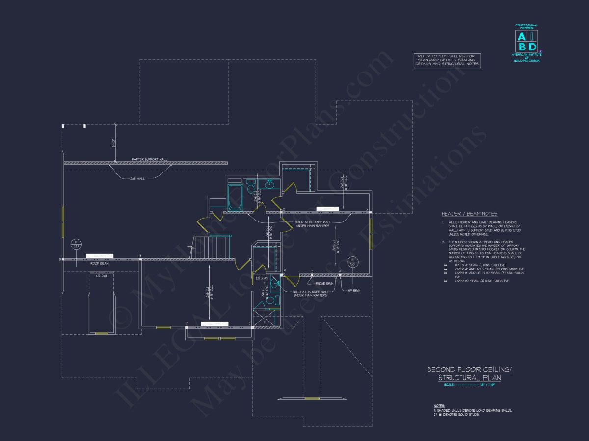 Custom house Design Blueprint with Floor Plans & CAD Features