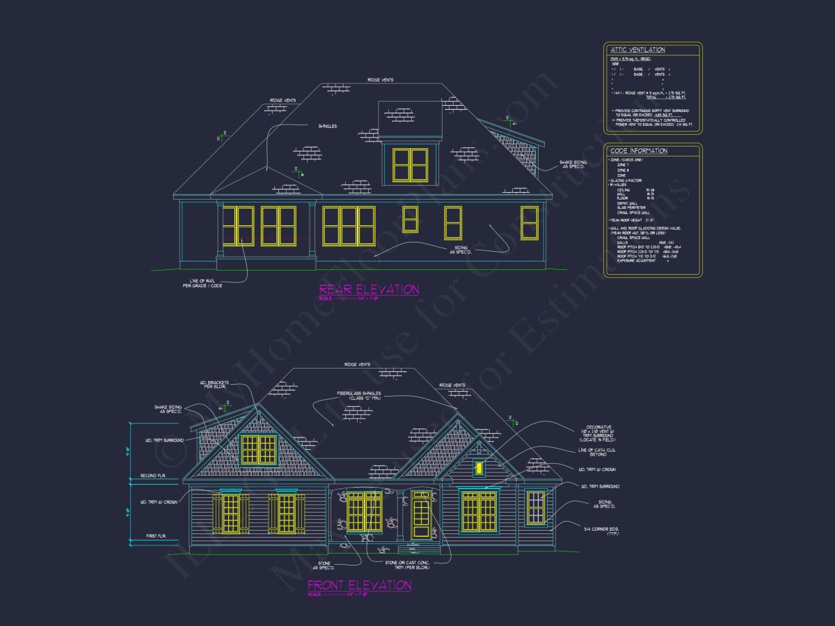 Custom house Design: Floor Plan, Architecture, CAD Blueprint
