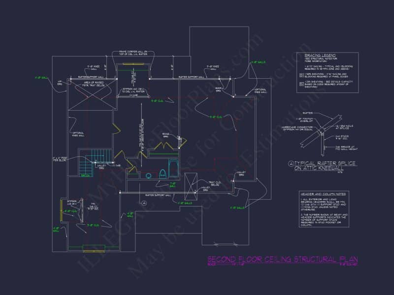 Custom house Design: Floor Plan, Architecture, CAD Blueprint