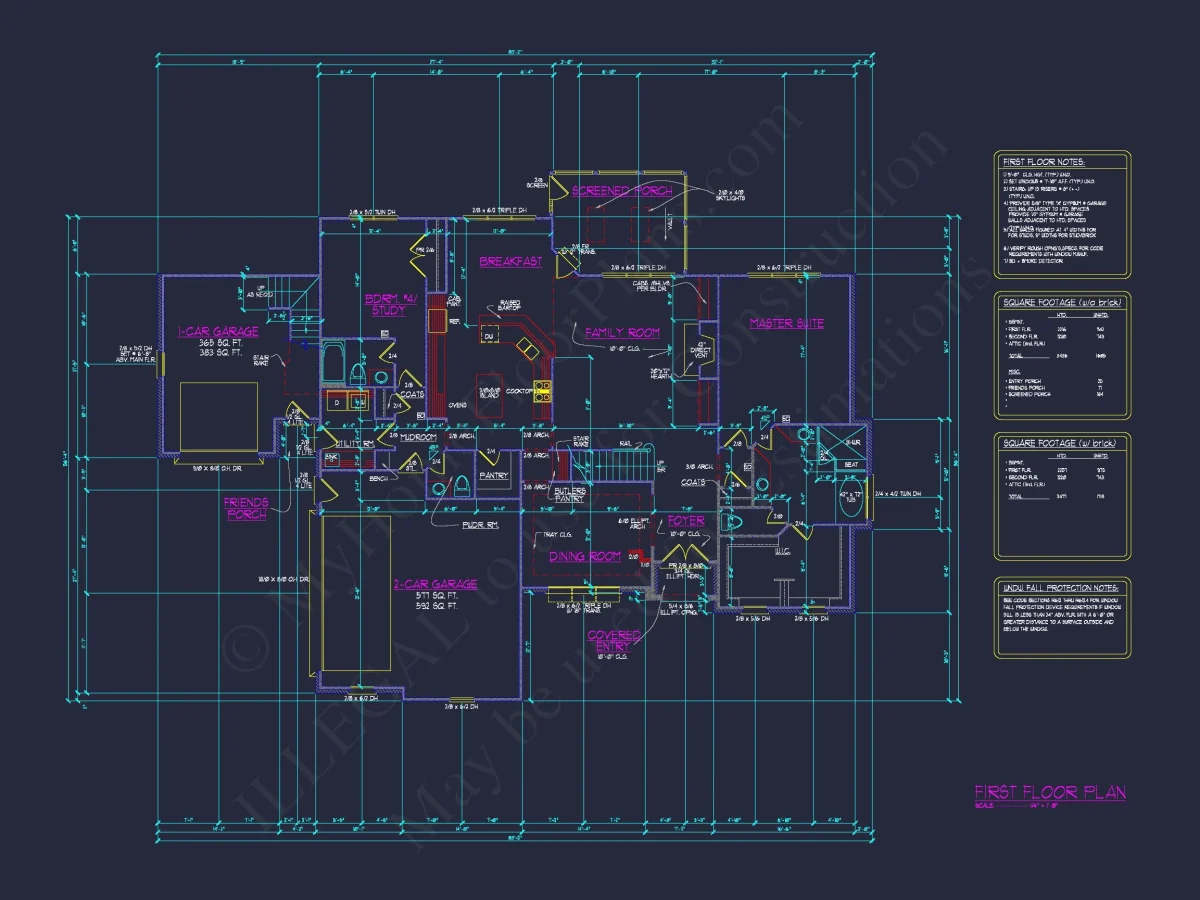 Custom house Design - Floor Plans, CAD Blueprints & Features