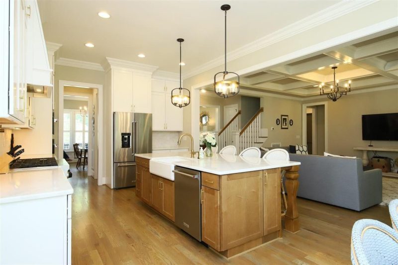 Custom house Floor Plan Blueprint with 3 Floors and 5 Bedrooms
