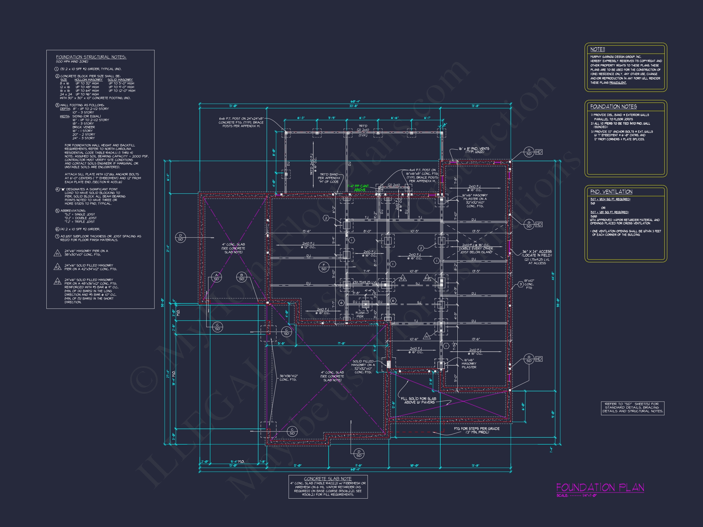 Custom Home Floor Plan Blueprint with 3 Floors and 5 Bedrooms