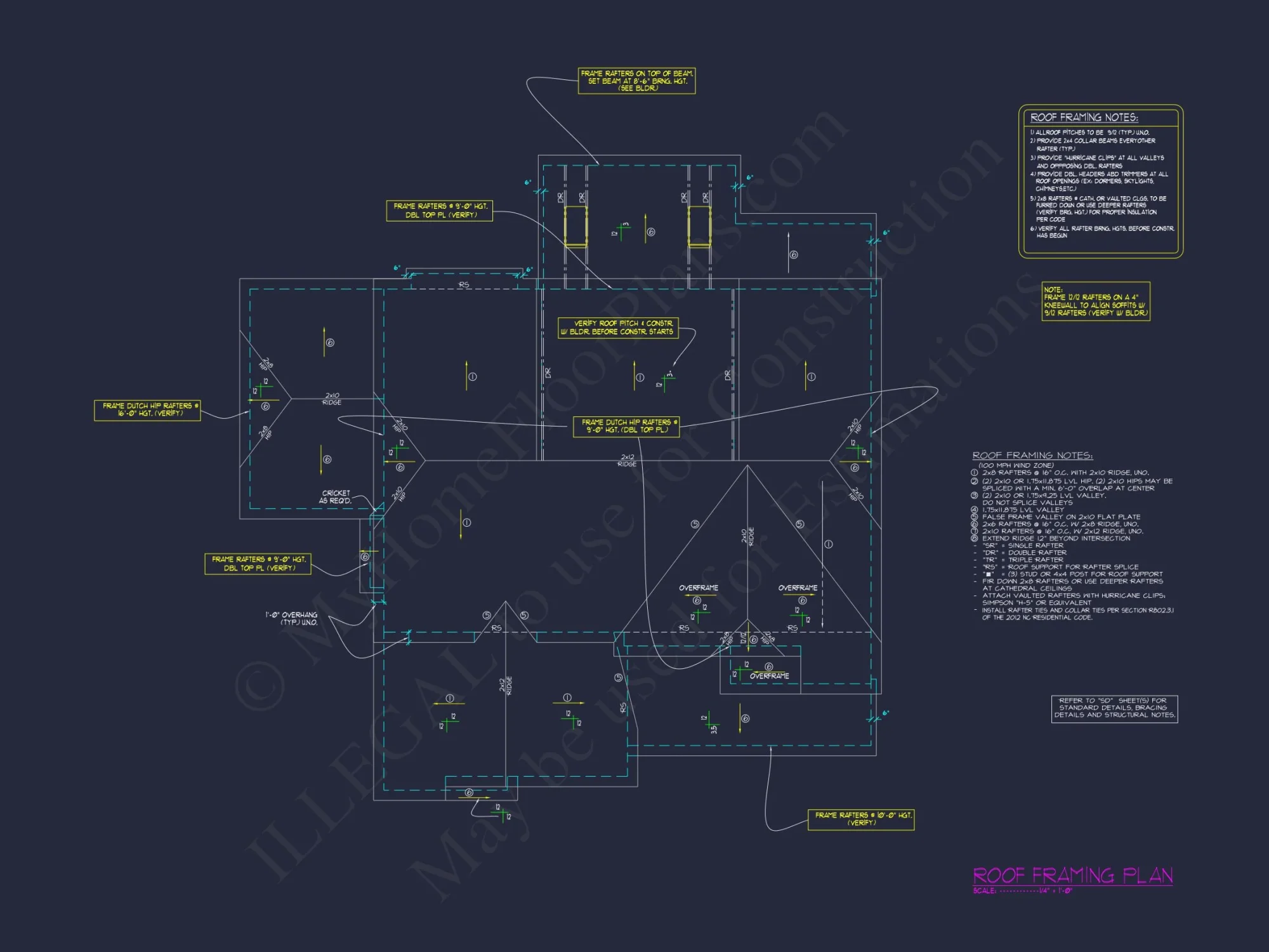 Custom house Floor Plan Blueprint with 3 Floors and 5 Bedrooms