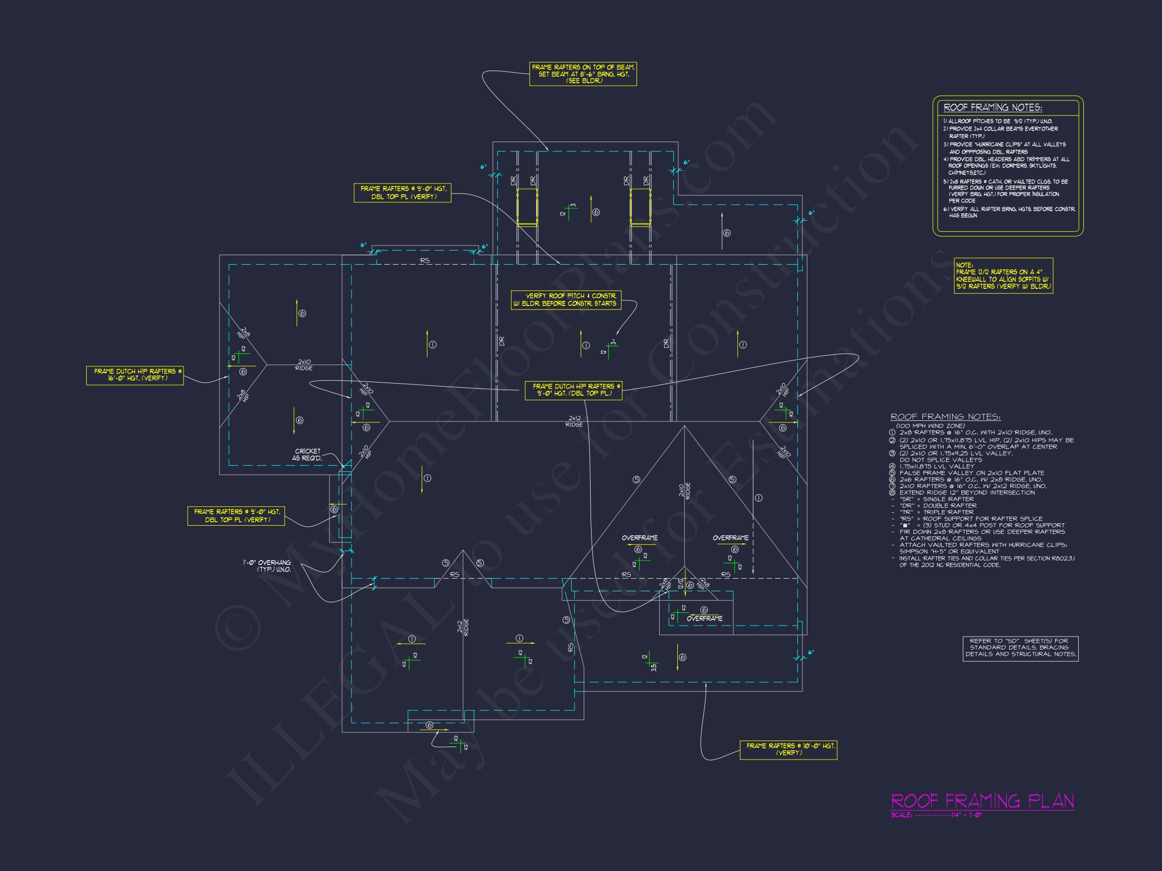 Custom Home Floor Plan Blueprint with 3 Floors and 5 Bedrooms