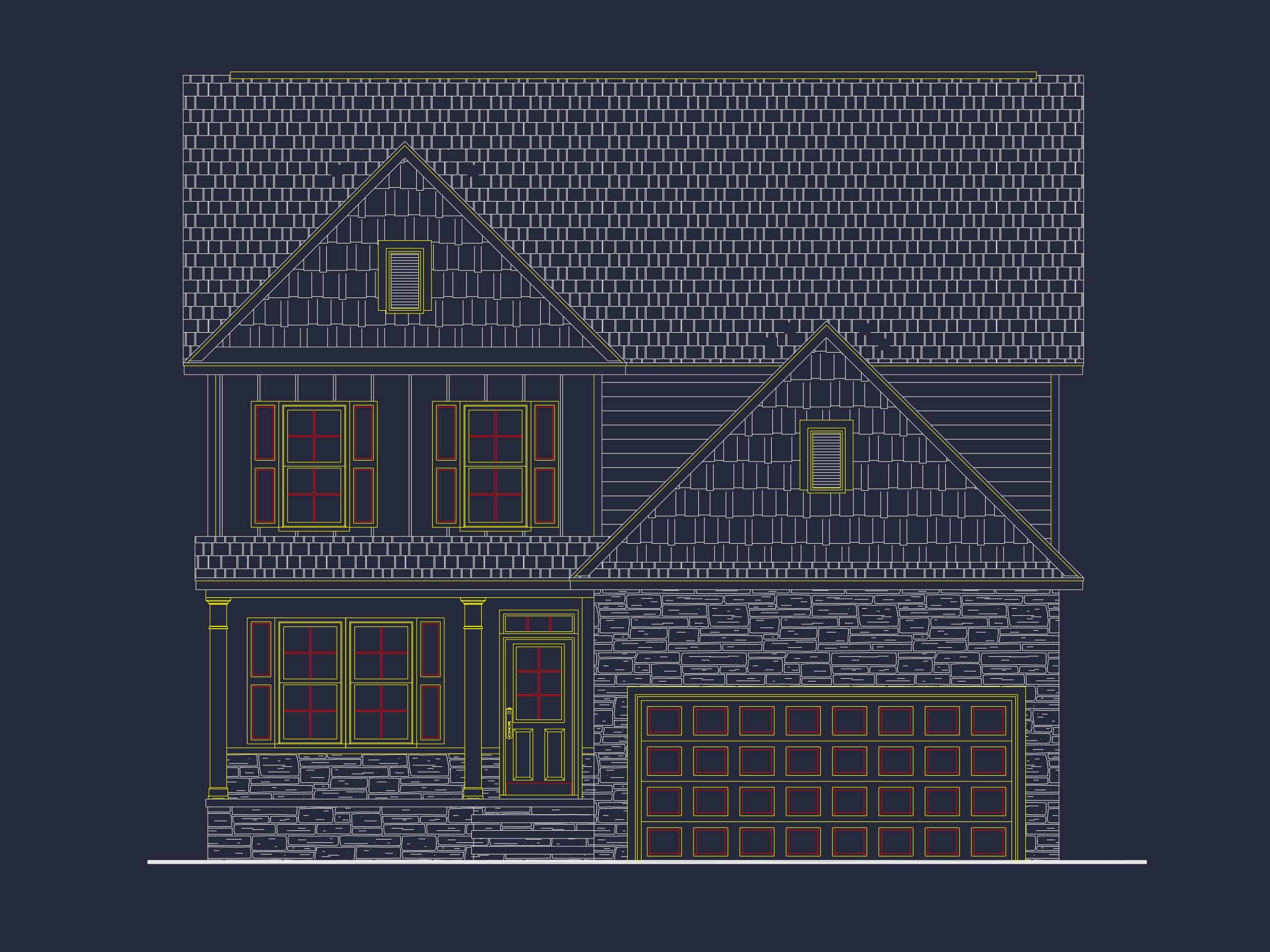 Custom Home Floor Plan: CAD Designs & Architecture Blueprint