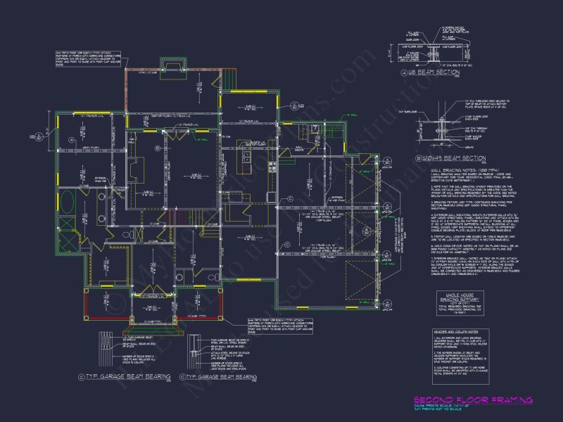 Custom house Floor Plan: Traditional Colonial Designs