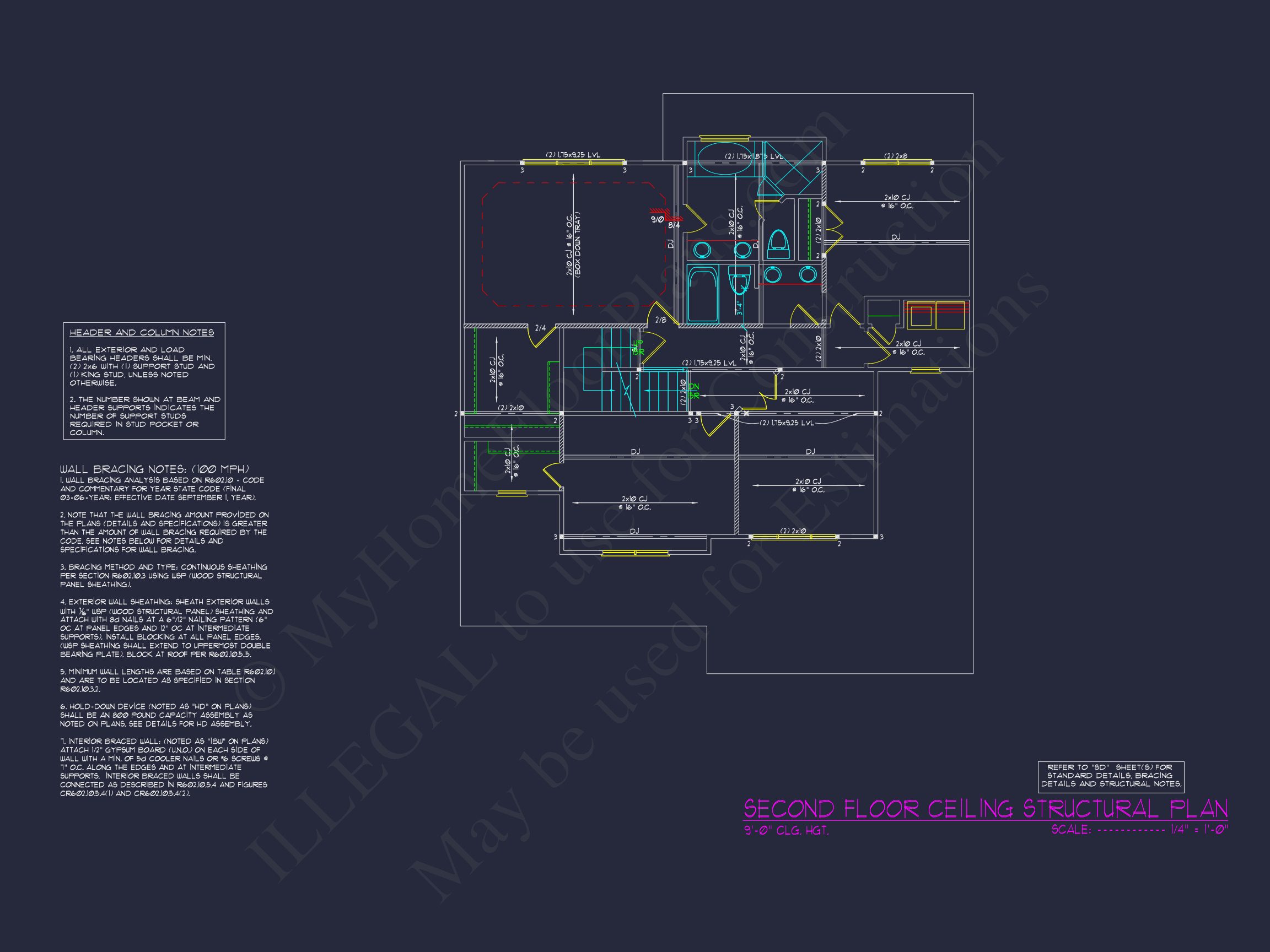 Custom house Floor Plan with 4 Beds,2.5 Stories & Garage