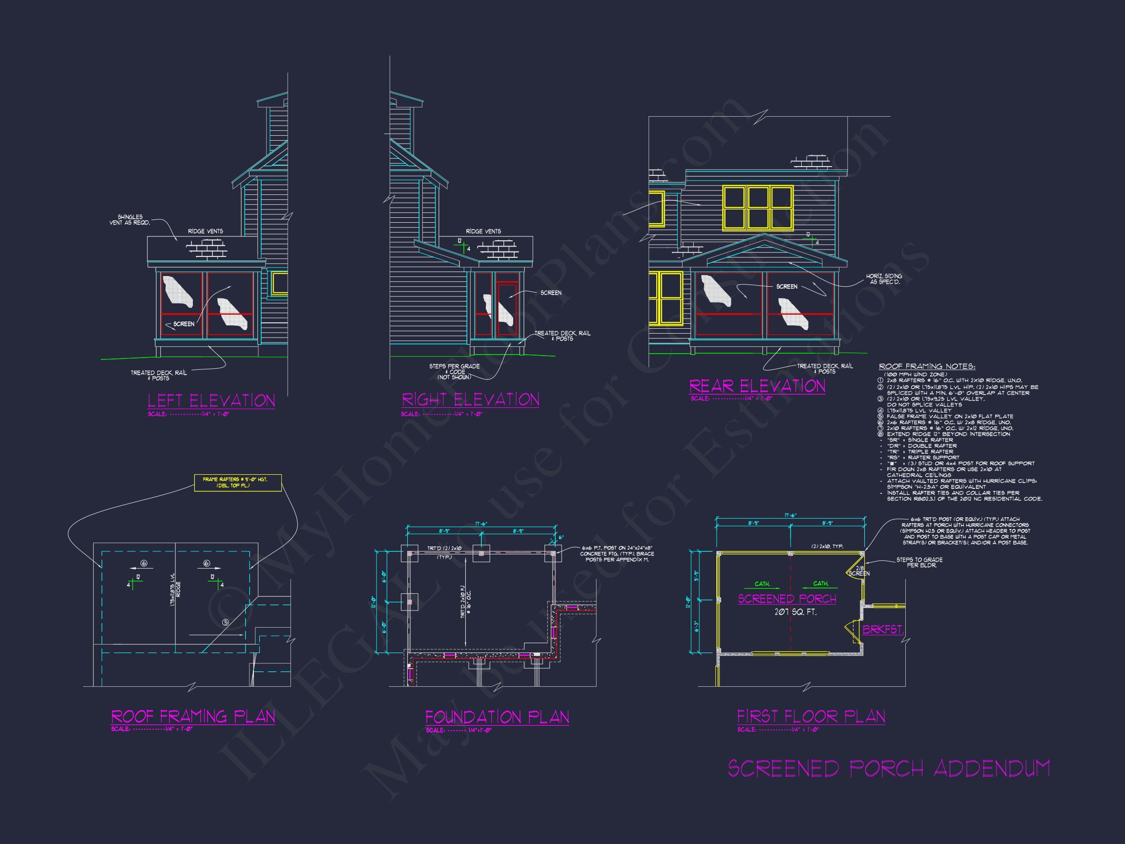 Custom house Floor Plan with 4 Beds,2.5 Stories & Garage