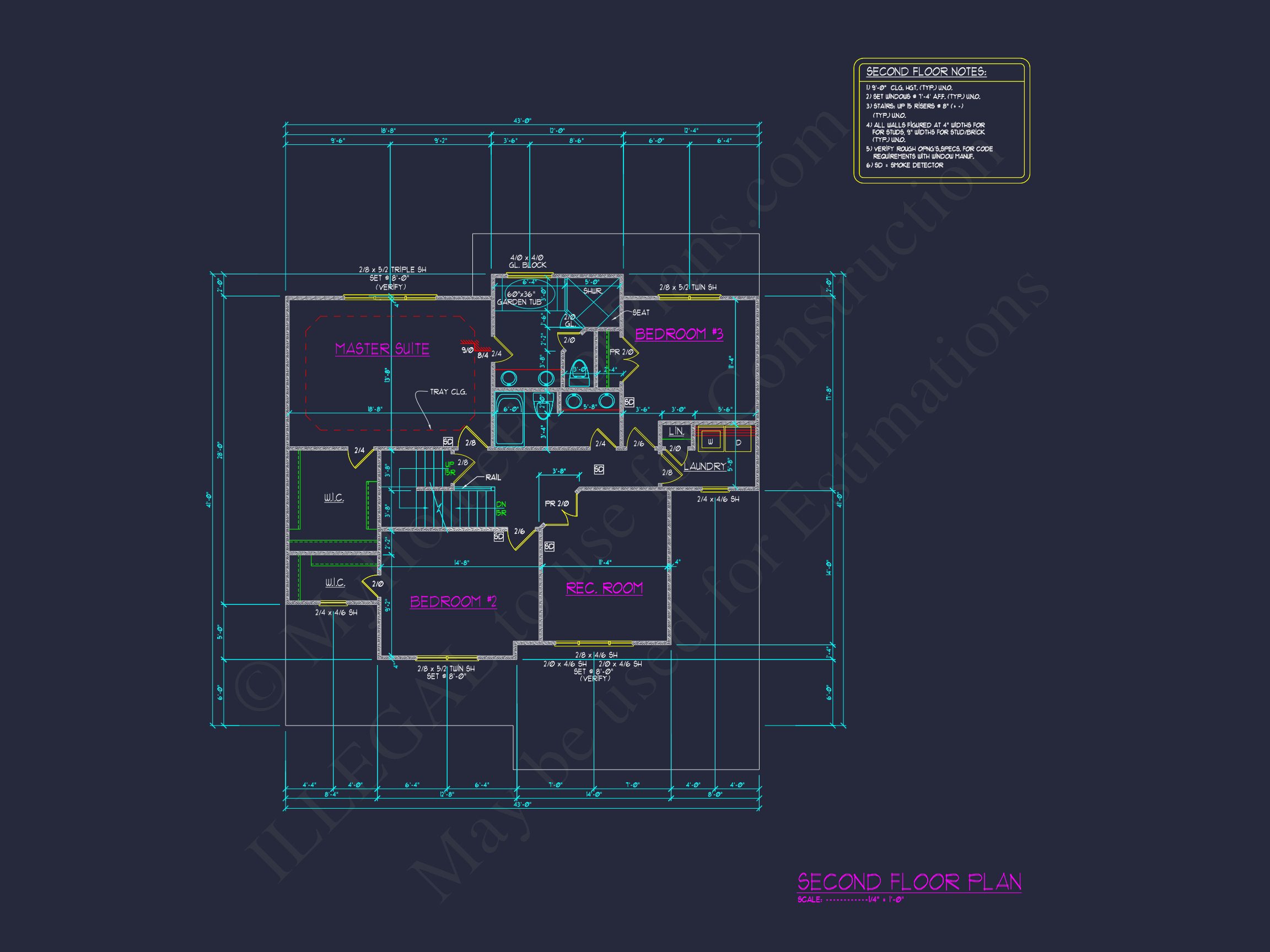 Custom house Floor Plan with 4 Beds,2.5 Stories & Garage