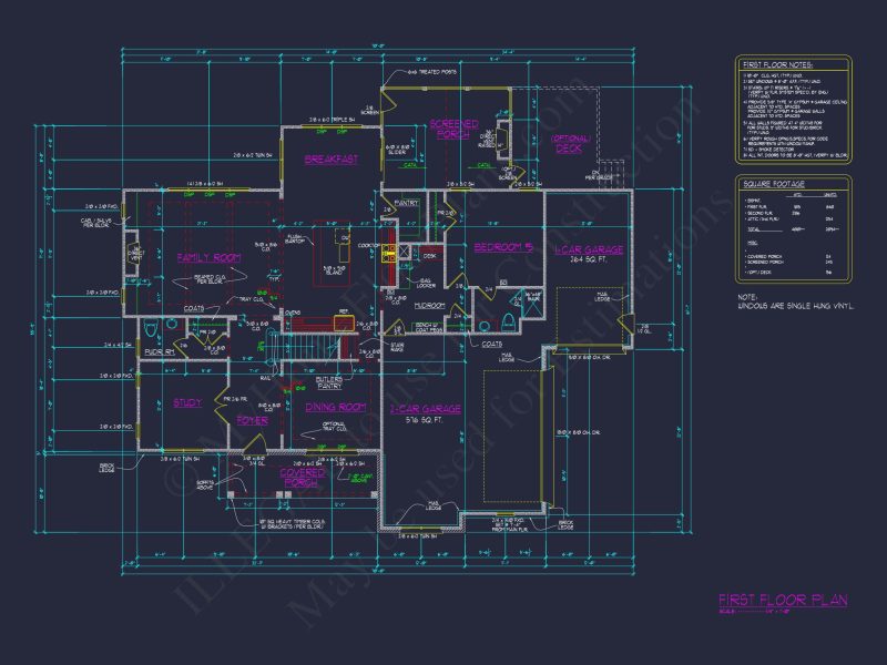 Custom house Floor Plan with Blueprint & CAD Designs