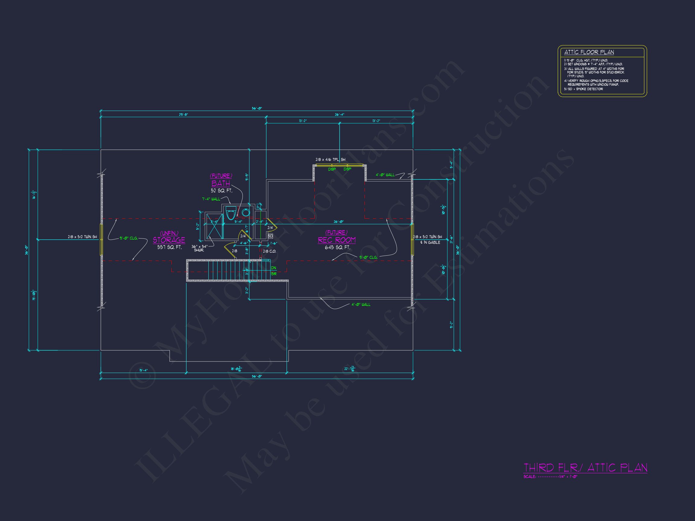 Custom house Floor Plan with Blueprint & CAD Designs