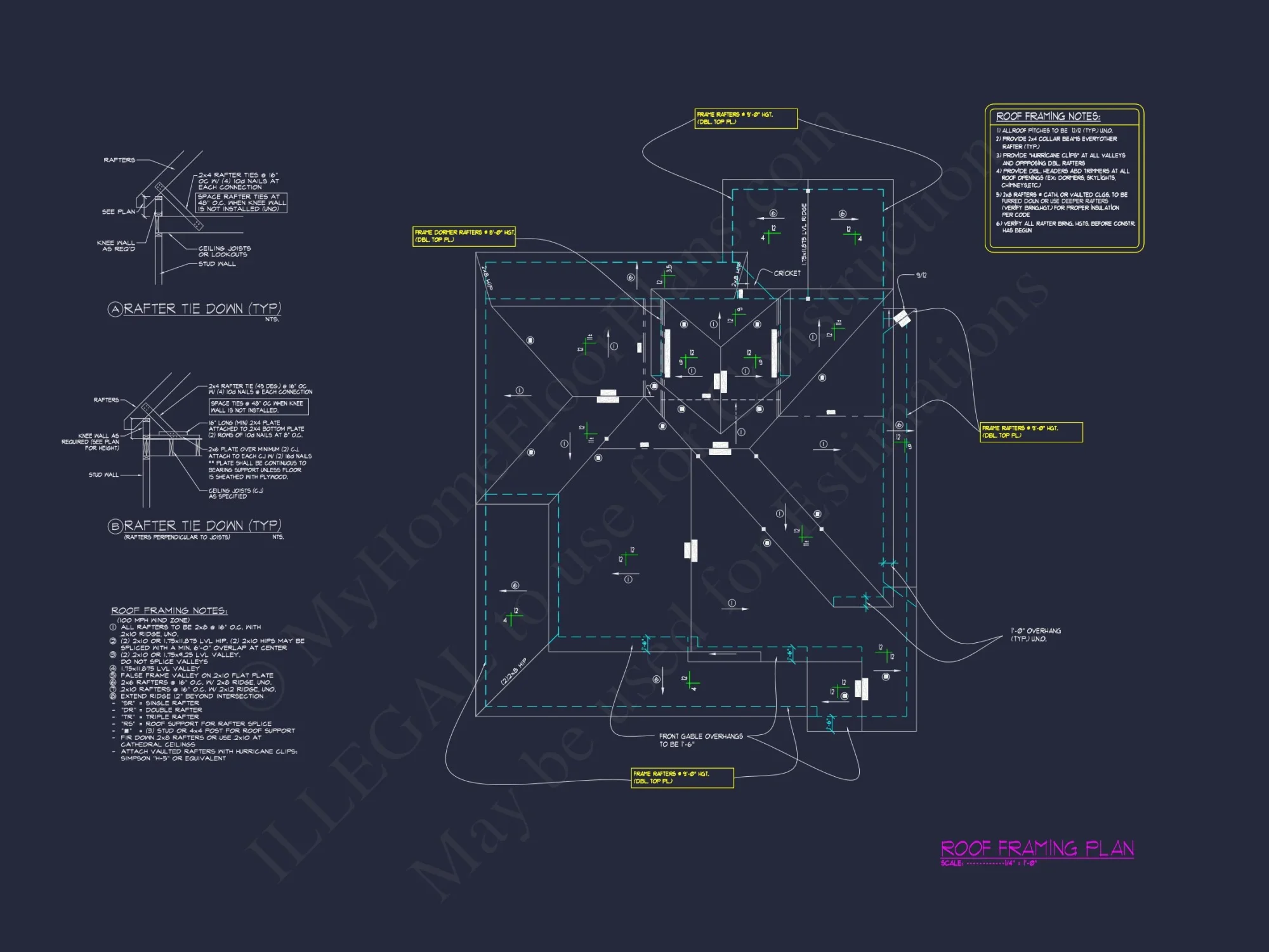 Custom house Floor Plan with CAD Blueprints and Craftsman Design