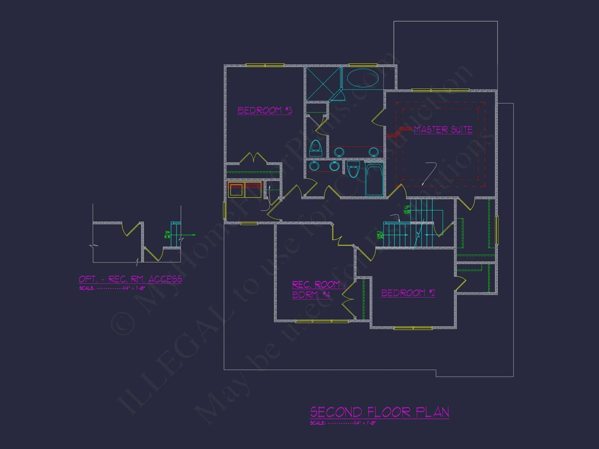 Custom house Floor Plan with CAD Blueprints and Craftsman Design