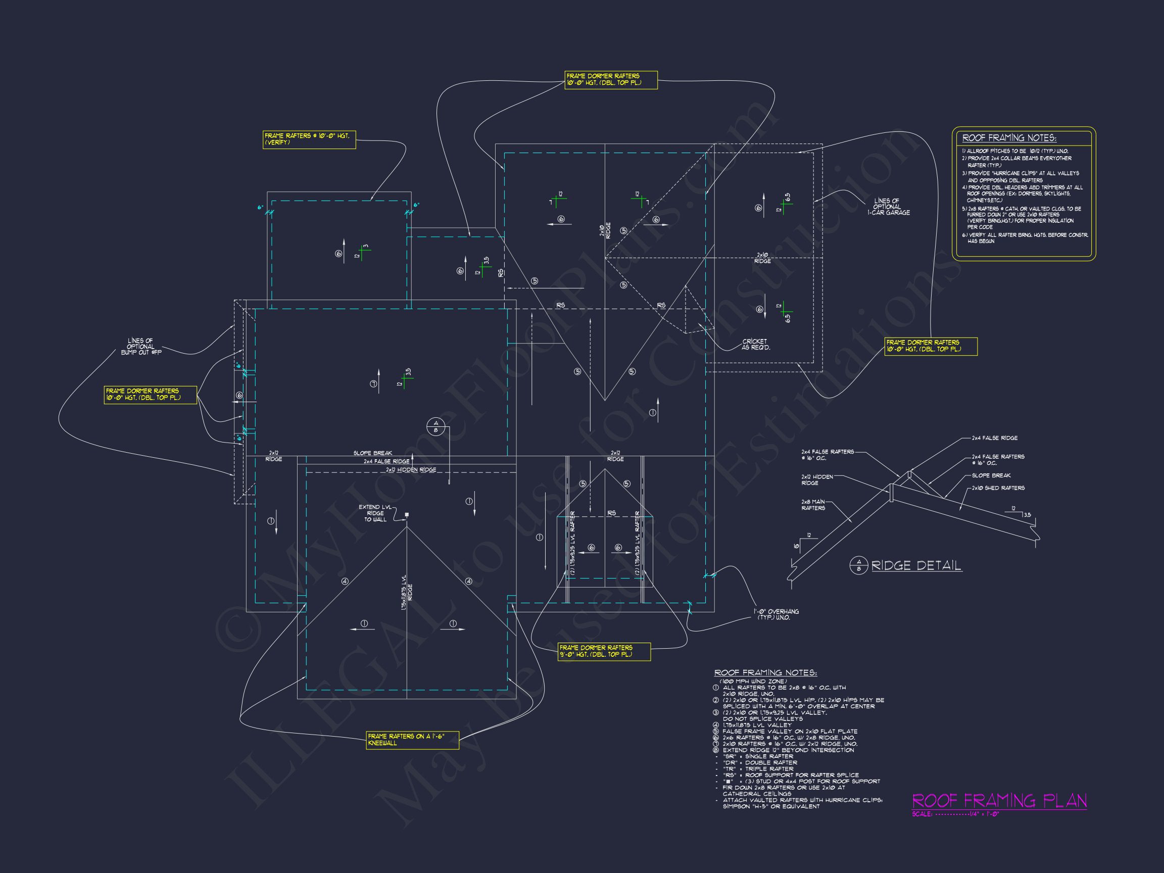 Custom Home Floor Plan with CAD Designs and Blueprint