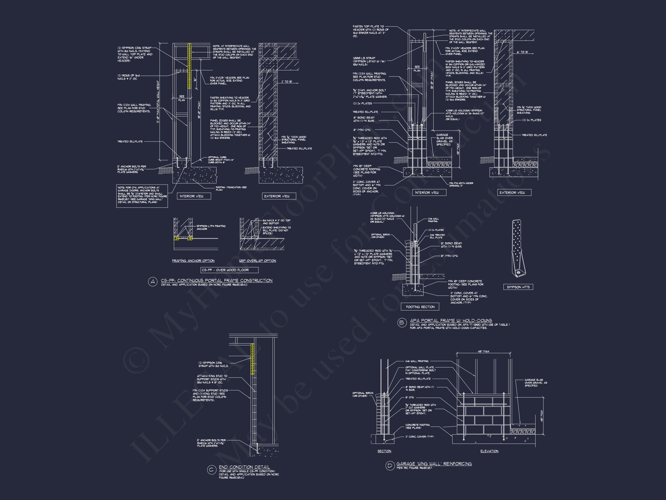 Custom Home Floor Plan with CAD Designs and Blueprint