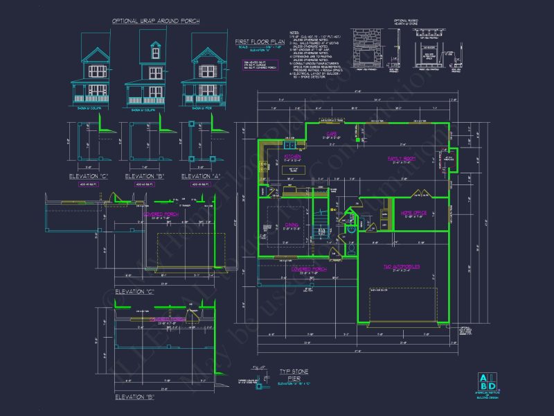Custom house Floor Plan with CAD Designs for Modern Living