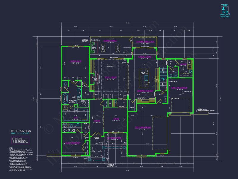 Custom house Plan Design with CAD Floor Plans & Blueprint