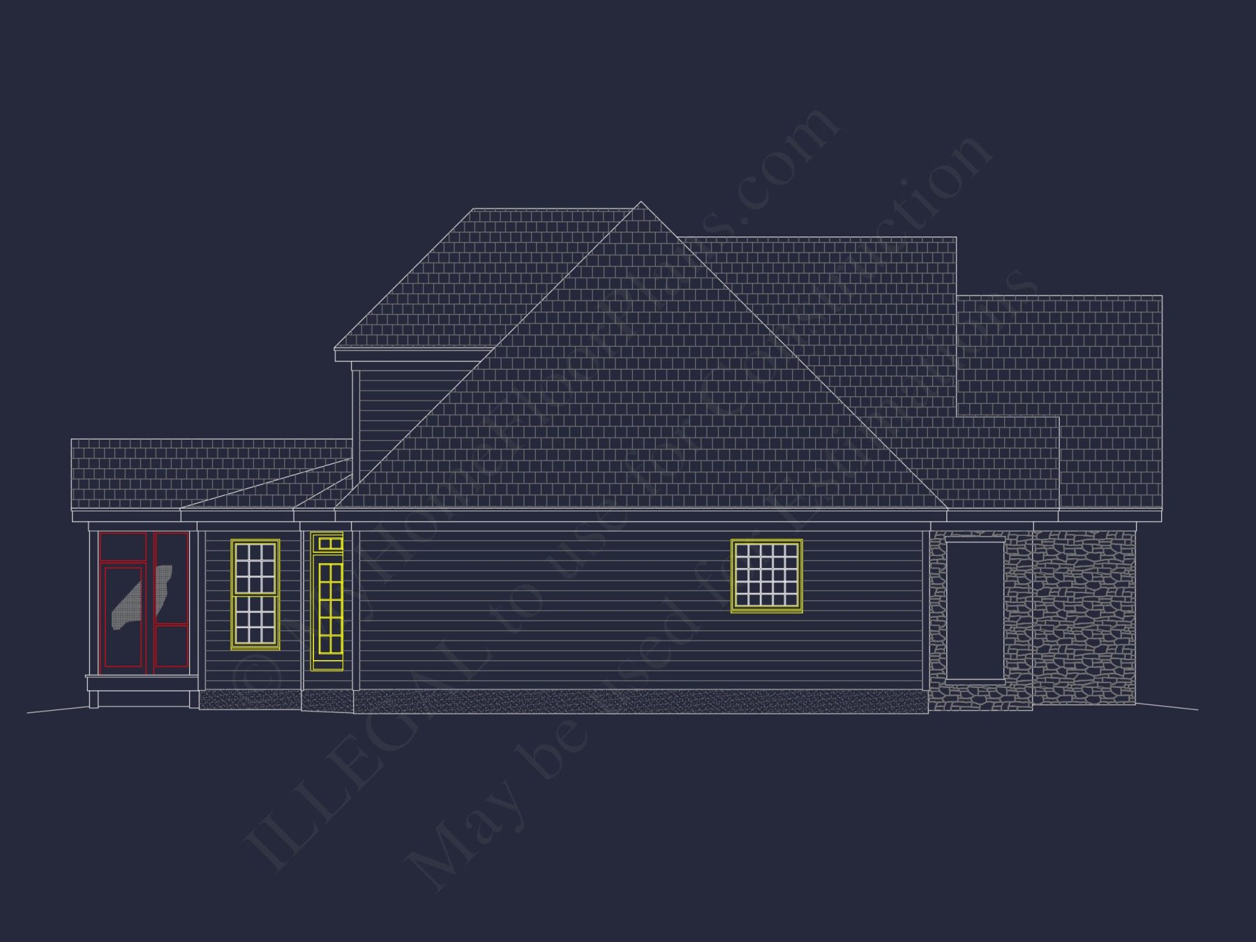 Custom house Plan: Floor Plan, CAD Blueprint & Designs
